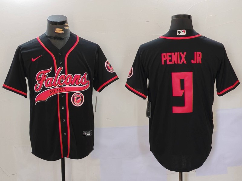 Men 2026 Atlanta Falcons #9 Penix Jr Black Nike Limited NFL Jersey 0815001